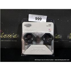 WEAVER 99688 BLACK MATTE PICATINNY 6-HOLE RING