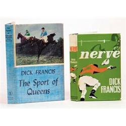 Francis, Dick, The Sport of Queens, London, Michael Joseph, 1957, 8o (215 x 135mm.), half title,...