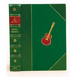 Harrison, George, I Me Mine, Guildford, Genesis Publications Limited, 1980, 4o (240 x 160mm.), ha...