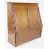 Image 1 : An early 20th century mahogany folio cabinet, the hinged top with a moulded edge above a double p...
