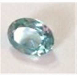 1.55 *RARE LARGE* CARAT DARK BLUE TOPAZ GEMSTONE *BEAUTIFUL OVAL CUT & FACETED* GEM!! GEMSTONE CAME