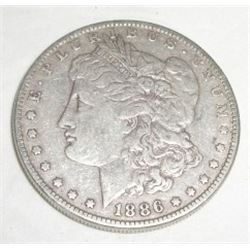 1886 MORGAN SILVER DOLLAR *NICE EARLY U.S SILVER DOLLAR*!! SILVER DOLLAR CAME OUT OF SAFE!!