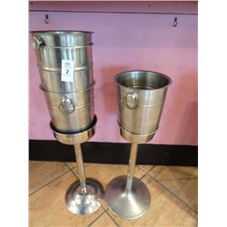 Champagne Bottle Ice Bucket & Stand (2)