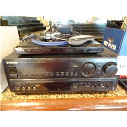 Pioneer Receiver & Sony DVD