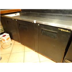 True 8' Undercounter Refrigerator w/ S/S Top