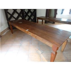 10' Wood Dining Table