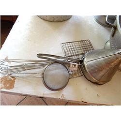 Lot of Asst. Strainers