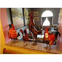 4 Rooster/Hen Décor - 4 Times the Money