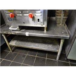 S/S 3' Equipment Stand w/Undershelf