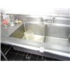 Image 2 : S/S 6' Double Pot Sink w/Hand Sink