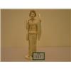 Image 1 : Carved ivory figure of Geisha girl with intricate incised designs on signed base, 12" high, missi…