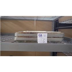 APPROX 9 RECTANGLE BAKING SHEETS