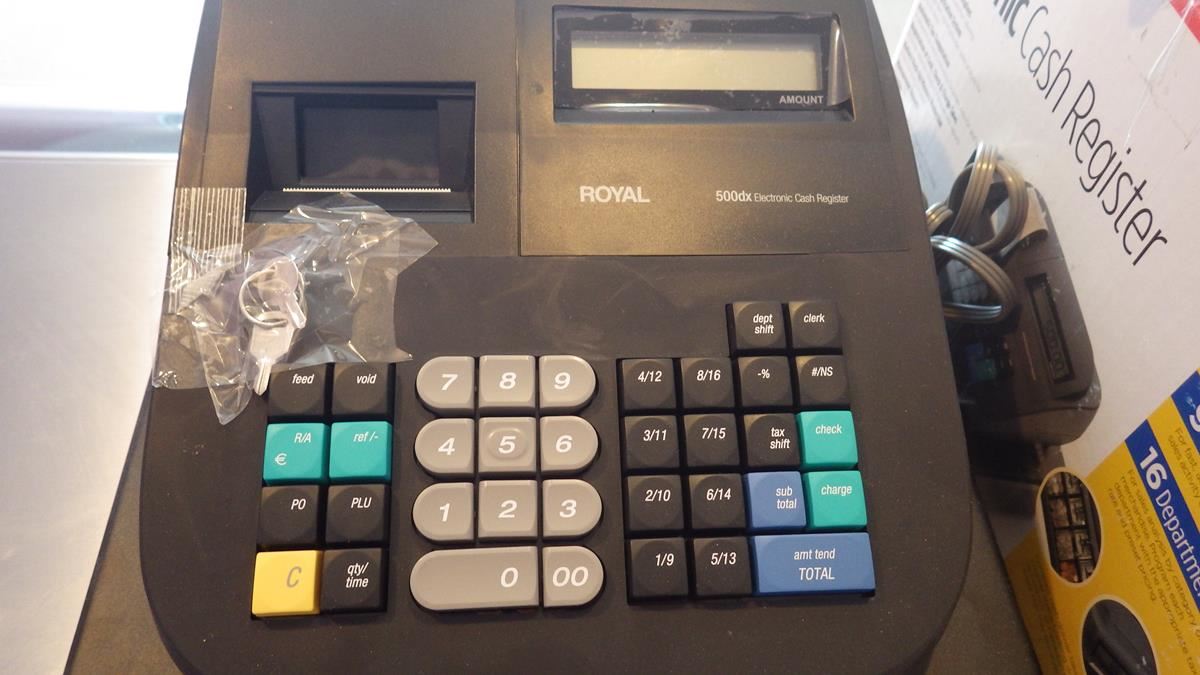 ROYAL 500DX ELECTRONIC CASH REGISTER