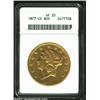 1877-CC $20 VF25 ANACS. Despite 35 points of wear, noticeable honey-gold luster outlines the legends