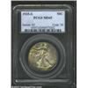 Image 1 : 1935-S 50C MS65 PCGS. A colorful Gem that boasts dramatic toning in varying shades of orange, steel-