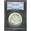 1879-CC S$1 AU53 PCGS. A lightly toned piece that has considerable mint luster across the borders an