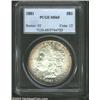 1881 S$1 MS65 PCGS. Sharply struck and well preserved, this specimen displays marvelous satiny luste