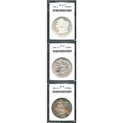 1890 S$1 MS63 Prooflike ANACS, light milky patina, nicely struck, scarce with prooflike fields; 1894