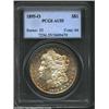 Image 1 : 1895-O S$1 AU55 PCGS. Extremely well struck for this key New Orleans issue, with generous amounts of