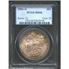 Image 1 : 1904-O S$1 MS66 PCGS. Milky lilac and coppery-gold patina leaves a thin streak of brilliance on the.