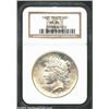 Image 1 : 1921 S$1 MS64 NGC. The peripheral light tan-gold patina gradually cedes to brilliant centers. A lust