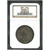 Image 1 : 1831 50C MS61 NGC. O-108, R.1. Luster penetrates the deep golden-brown and lavender patina. A well s