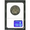 Image 2 : 1844 50C MS63 NGC. Attractive speckled tobacco-brown and electric-blue patina. A well struck Quarter