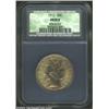 Image 1 : 1912 50C Proof, Polished NCS. Murky tan-brown and mauve-purple patina subdues the impact of the ligh