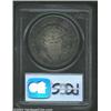Image 2 : 1801 S$1 AU50 PCGS. B-2, BB-212. Rich gunmetal-gray peripheral toning frames lighter, slate-gray cen