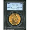 Image 1 : 1904 $20 MS65 PCGS. This Gem quality type candidate possesses full, swirling mint luster with a love