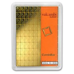 Fine Gold CombiBar 100x 1 gram - Valcambi (In Assay)