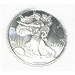 SILVER *WALKING LIBERTY* 1/10OZ FINE SILVER COIN *UNC MS HIGH GRADE*!! COIN CAME OUT OF SAFE!!