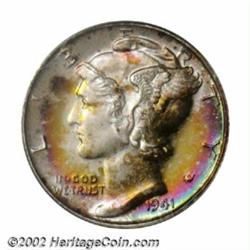 1941 10C PR67 PCGS. We are pleased to be offering several fabulous proof Mercury Dimes in this sale,