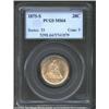 Image 1 : 1875-S 20C MS64 PCGS. Uncommonly sharp for the type, the surfaces are golden-gray in sheen and expec