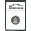 Image 3 : 1878 20C PR62 Cameo ANACS. A second 1878 Twenty Cent piece, this Cameo-designated representative is.