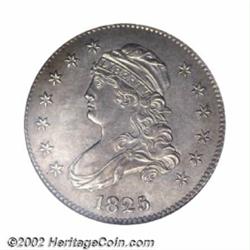 1825/3 25C MS62 ANACS. B-2, R.2. This is an exceptionally well struck representative of the type wit