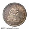 Image 1 : 1841 25C MS64 NGC. While some dates are easily obtainable in the lower circulated grades, no Seated.