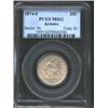 Image 1 : 1874-S 25C Arrows MS62 PCGS. Some light, milky toning serves to quiet the satiny luster on both side