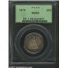Image 1 : 1879 25C MS65 PCGS. The gorgeous tobacco-brown patina is lighter in the centers. A boldly struck and