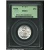 Image 1 : 1889 25C MS64 PCGS. Brilliant aside from a hint of tan patina on Liberty's legs. A lustrous and deep