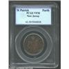 Image 1 : (1670-75) FARTH St. Patrick Farthing VF30 PCGS. Breen-208, no sea beasts below the king. The centers