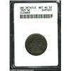 Image 1 : 1803 1/2 C--Cleaned--ANACS. Unc Details, Net AU50. B-1, C-1, R.1. Manley Die State 1.0. The obverse.