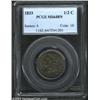 Image 1 : 1833 1/2 C MS64 Brown PCGS. B-1, C-1, R.1. Manley Die State 1.0. Stars 2 through 7 feature a bold di