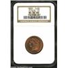 Image 1 : 1833 1/2 C MS64 Red and Brown NGC. B-1, C-1, R.1. Manley Die State 2.0. The radiant brick-red luster