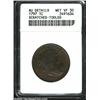 Image 1 : 1797 1C Reverse of 1797, Stems--Scratched, Tooled--ANACS. AU Details, Net VF30. S-135, High R.3. A r