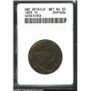 Image 1 : 1803 1C Small Date, Small Fraction--Scratched--ANACS. Unc Details, Net AU50. S-255, R.1. Golden-brow