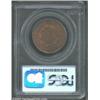 Image 2 : 1820 1C Large Date MS65 Brown PCGS. N-13, R.1. Dashes of red luster are trapped in the recessed area