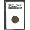 Image 1 : 1856 1C--Rim Damaged--ANACS. AU Details, Net XF40. Snow-9. The surfaces display glossy brown color w