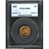 Image 1 : 1862 1C MS66 PCGS. Once again, as in 1861, most business strike 1862 Cents are a bit softly defined.