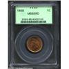 Image 1 : 1868 1C MS65 Red PCGS. One of the characteristics of 1868 Cents is weakness around the rims, legends